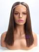 16" Silky Straight Bob Custom Hair Color Lace Front Wig