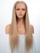 24" Customized Color 150% Density Silky Straight Full Lace Wig With Customized Size