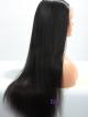 Black 24" 180% Density Straight 6" Deep Parting Lace Front Wig