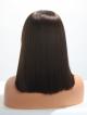 Ready to Ship Darkest Brown Bob Virgin Hair Full Lace Wig With Bangs