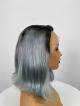12 inch 180% denisty custom color full lace wig with silk top