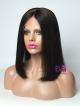 Center Part Yaki Straight Full Lace Virgin Human Hair Wig Inspired by Teaira Walker