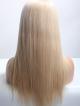 16” Light Ash Blonde Silky Straight Virgin Hair Full Lace Wig 
