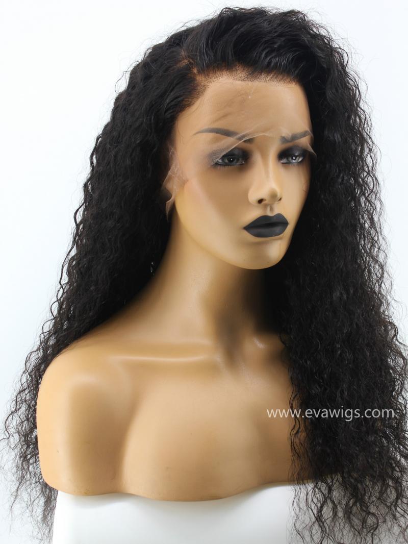 In Stock Full Lace Human Hair Curly Wig