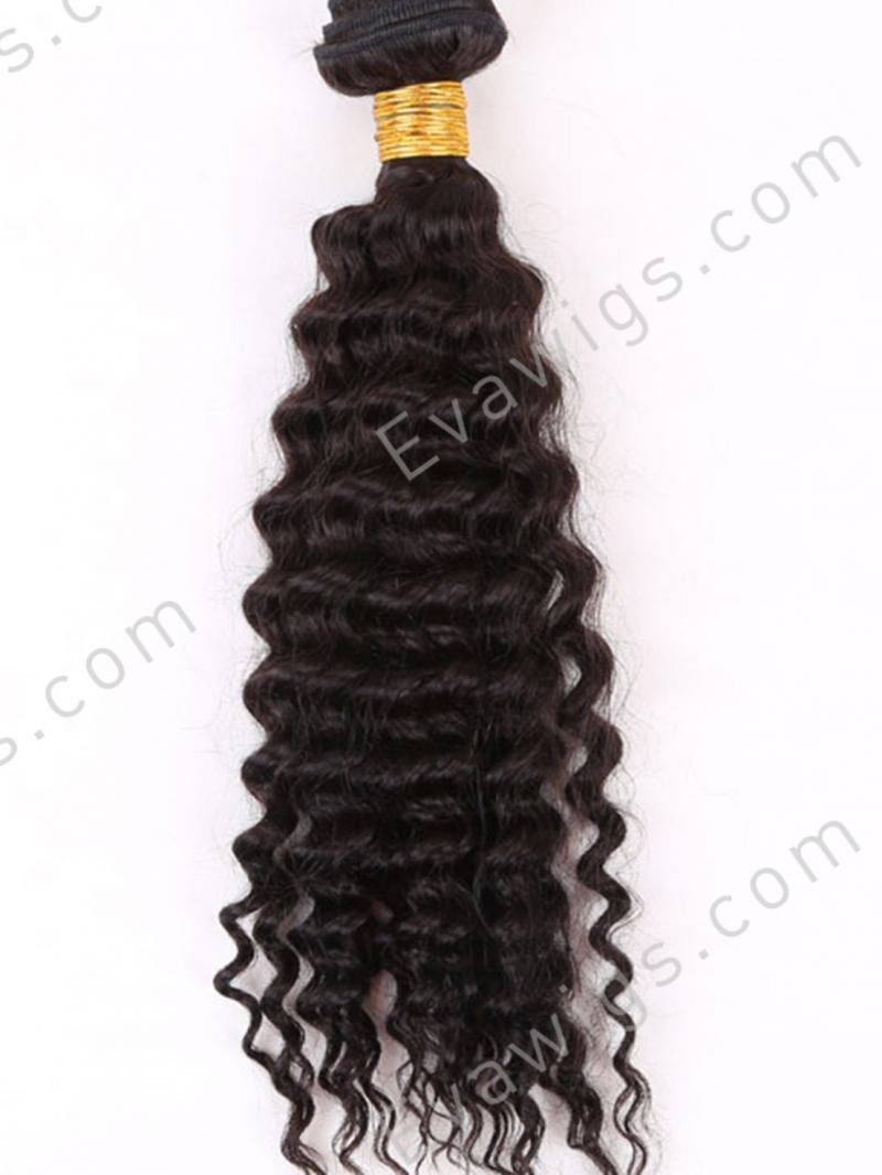 Curly Indian Virgin Human Hair Weave