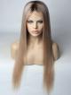 [Custom Color] 16" - 26" Ash Blonde Full Lace Human Hair Wig