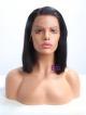 Ready To Ship 14" Soft Straight Bob Cut Lace Front Wig