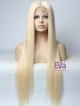 Platinum Blonde  Virgin Human Hair Wig 16"-26" Available Custom Length and Density