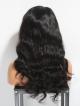 NEW IN - 16"-24" INVISIBLE HD LACE SWISS LACE NATURAL BLACK WAVY LACE WIG
