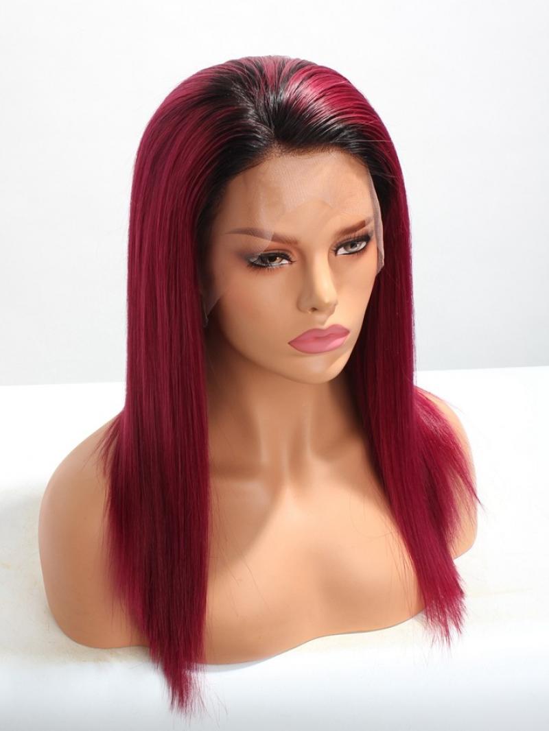 Custom 4" Lace Front Human Hair Wig More Colors Available Length from 10" - 16" for This Style
