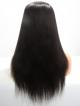 18" 150% Density Silky Straight Indian Remy Hair Lace Front Wig