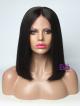 Center Part Yaki Straight Full Lace Virgin Human Hair Wig Inspired by Teaira Walker
