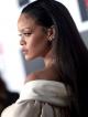 Rihanna Inspired Black Long Straight Full Lace Human Hair Wig - ces996