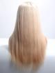 20" Blonde Color Straight Virgin Hair Full Lace Wig 