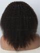 12" #2 NATURAL AFRO CURLY HUMAN HAIR FULL LACE WIG