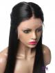 28" 180% Natural Black Silky Straight Human Hair Full Lace Wig With Petite Size