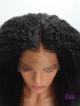 20" Long Curly Big Hair 4" Parting Lace Front Wig