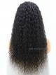 22" 150% Natural Black Deep Curly HD Lace Human Hair Full Lace Wig