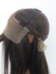 14" 150% Natural Black Silky Straight Human Hair 4" Lace Front Wig With Petite Size