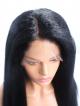 Stocked Kinky Straight 22" Long Full Lace Human Hair Wig