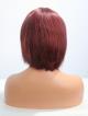 Silk Top Short Custom Color Bob Cut Full Lace Human Hair Wig