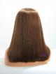 16" 180% Customized Color Silky Straight Human Hair 3" Lace Front Wig