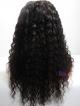 20" Natural Curly Indian Remy Hair Full Lace Wig