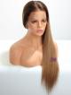 Natural Pre-plucked Ready to Wear #3 T #6 Silky Long Straight Full Lace Human Hair Wig