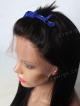 16" OFF BLACK SILKY STRAIGHT FULL LACE PETITE SIZE WIG WITH 5*5 SILK TOP
