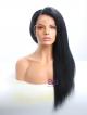 Stocked Kinky Straight 22" Long Full Lace Human Hair Wig