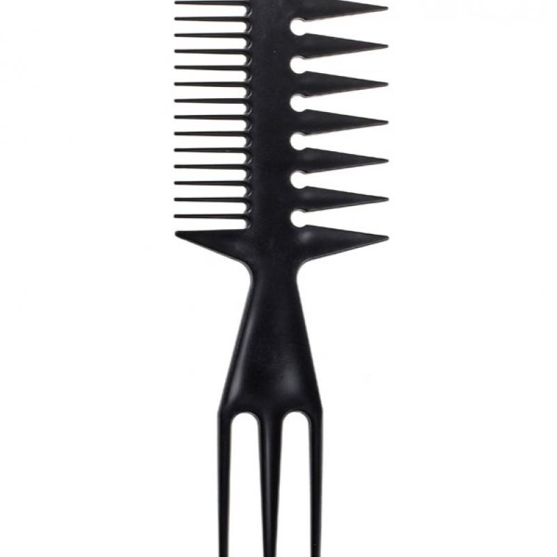 Professional Three Way Hair Comb for Styling and Detangling Curls