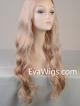 Blonde Long Wavy Virgin Human Hair Full Lace Wig