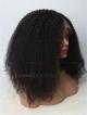 22" Natural COILY Pre-plucked Hairline Virgin Human Hair