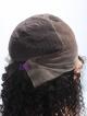 Natural Black Curly Hair 6" Deep Parting Lace Front Wig