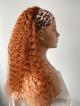 NEW ARRIVAL 8"-22" SPECIAL COLOR CURLY MACHINE MADE HEADBAND WIG
