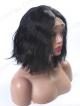 Wavy Short Hair with Full Blunt Hair Ends Hairstyle Human Hair Full Lace Wig