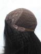 Machine Made Glueless Lace Cap Italian Yaki Human Hair Wig
