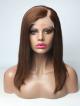 16 inches Silky Straight Virgin Human Hair U-part Full Lace Wig - sk-e-5446