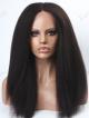 [stock Lace Front] Italian Yaki Long Straight Lace Front Human Hair Wig