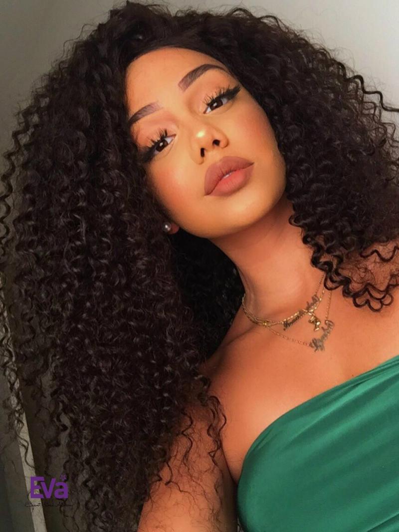Custom Made 16"-26" Celebrities Favorite Long Curly Full Lace Human Hair Wig