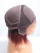 Silk Top Short Custom Color Bob Cut Full Lace Human Hair Wig
