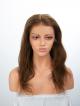 16" 150% CHESTNUT BROWN HD FULL LACE PETITE SIZE WIG