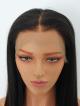 10"-24" Silky/Yaki Straight 4" Parting Bleached Knots Glueless Lace Front Wig