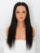 12"-26" In Stock Long Silky Straight 3" Lace Front Wig 100% Virgin Human Hair