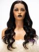 Wavy Human Hair Full Lace Wig Custom Size 16" - 24"