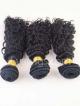 3 Bundles Natural Black Curly Brazilian Virgin Human Hair Weave