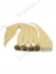 4pcs #613 Platinum Blonde 100% High Quality Indian Human Virgin Hair Wefts With One Closure