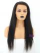 HD Lace Swiss Lace Natural Black Silky Straight 6" Glueless Lace Front Wig