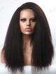 [stock Lace Front] Italian Yaki Long Straight Lace Front Human Hair Wig