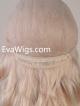 Blonde Long Wavy Virgin Human Hair Full Lace Wig